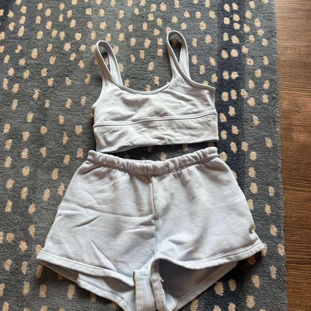 Aritzia TNA Light Blue set
